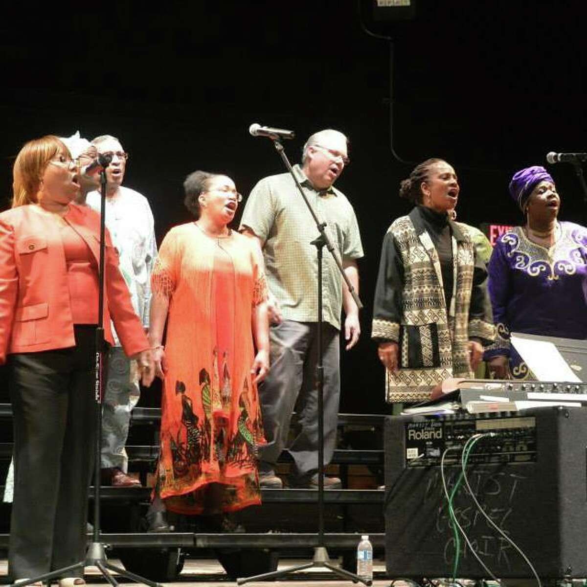 Spirit of Unity gospel music troupe, pictured in concert, will perform in celebration of Black History Month at Keeler Tavern Museum and History Center on Sunday, Feb. 24, at 4 p.m.