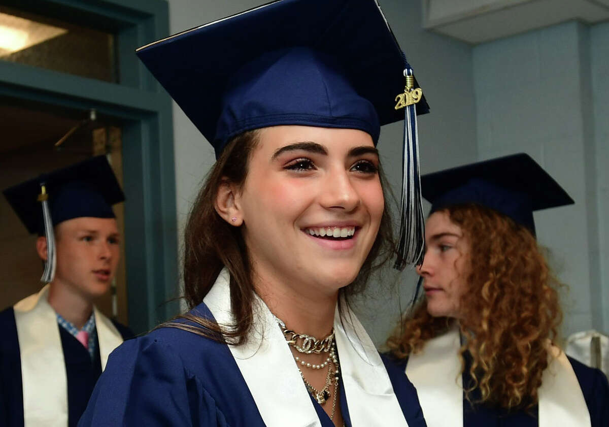 The Staples High School Class of 2019 Commencement Exercises Tuesday, June 18, 2019, at the school in Westport, Conn.