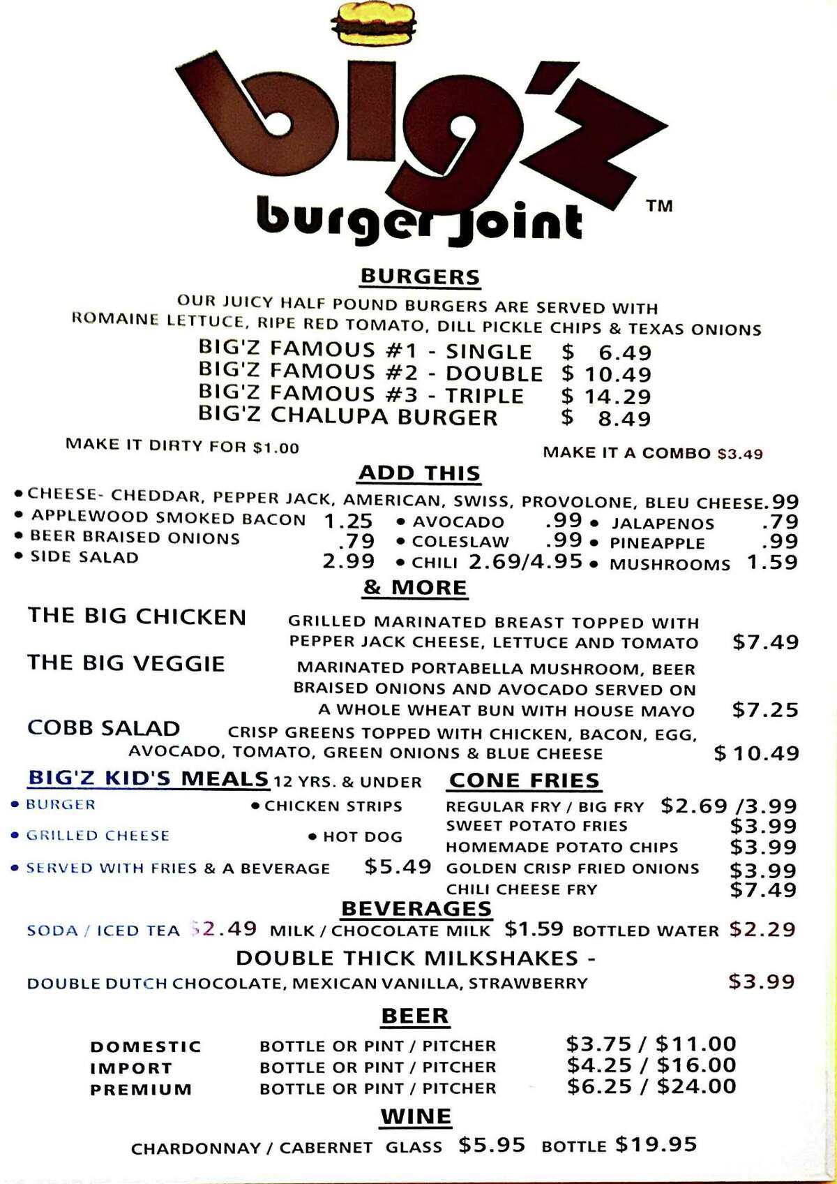 52 Weeks of Burgers Big’z Burger Joint