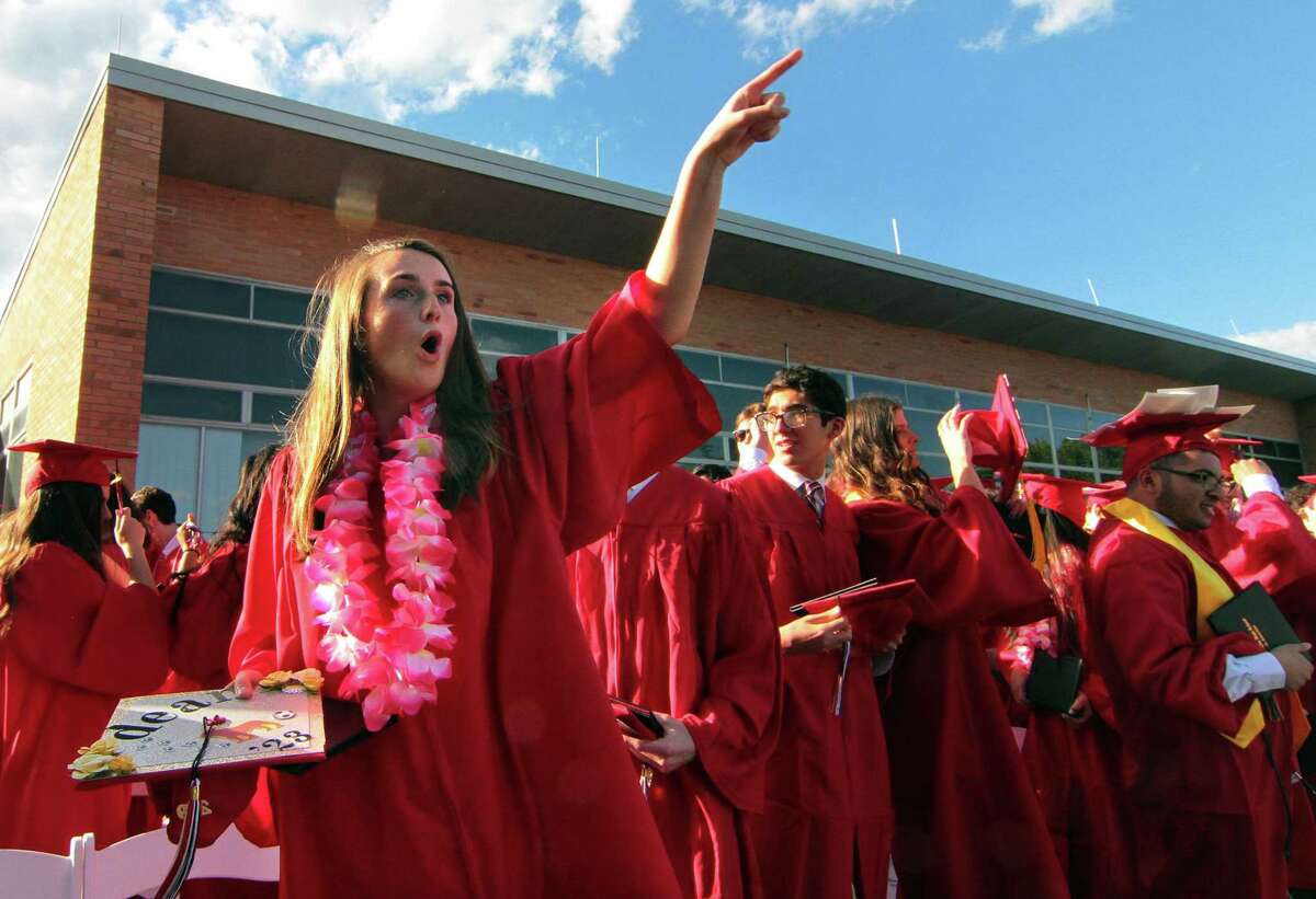 Fairfield Warde High School’s commencement exercises on June 14.