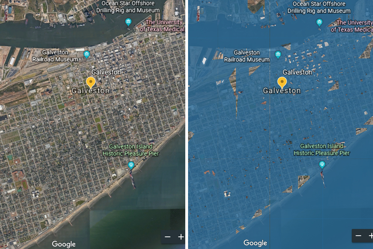 Galveston Seawall, other cities will be under water by 2100, according ...