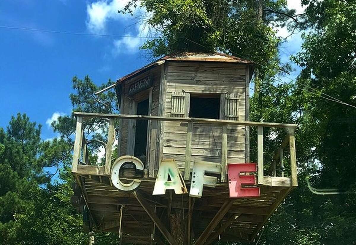 Located at 12202 FM 1488 in Magnolia, Family Tree Recipes offers American breakfast and lunch dishes at a cafe tucked away in the woods. The restaurant's main attraction is a small tree house located in the middle of the parking lot at the entrance to the woods. Photo by: Donna O/Yelp