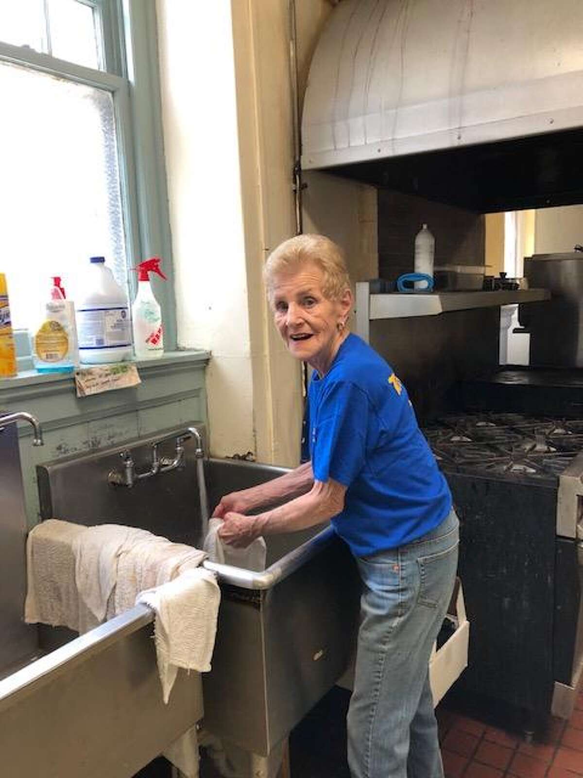 Torrington Lions Club volunteers at soup kitchen
