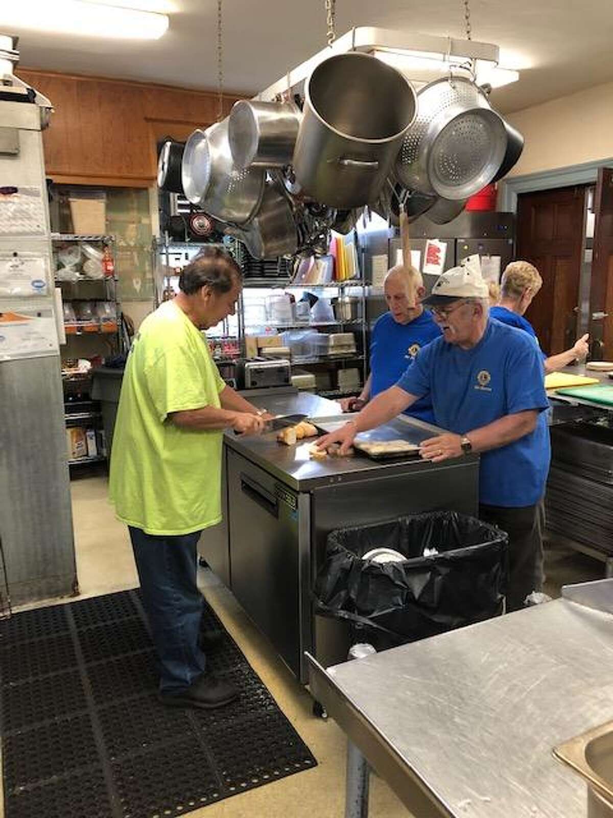 Torrington Lions Club volunteers at soup kitchen