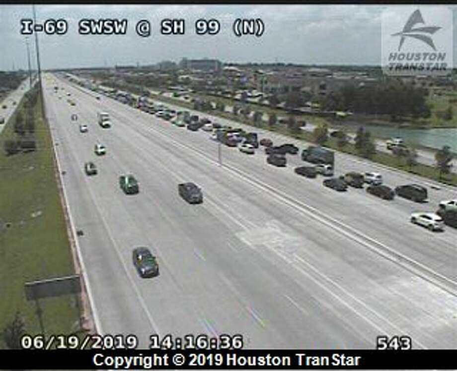 Lost Load Of Nails Causes Major Road Hazard On Southwest Freeway