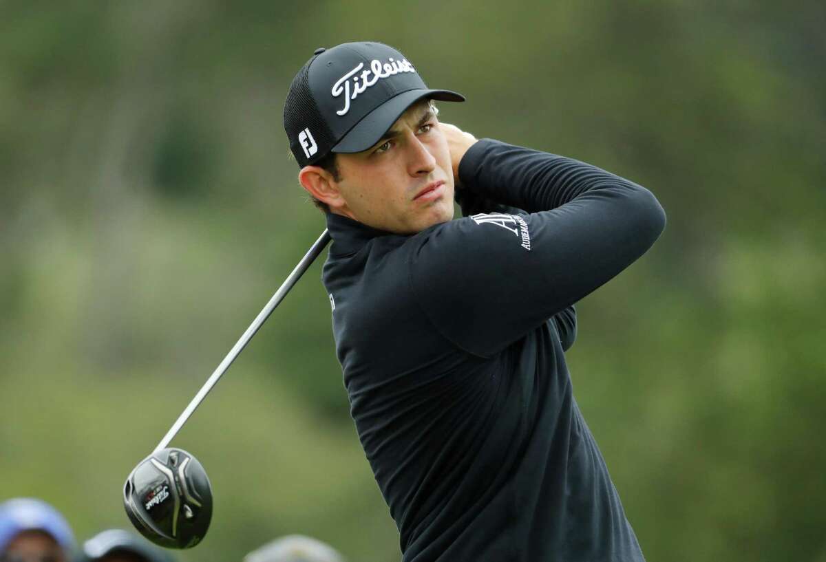 PEBBLE BEACH, CALIFORNIA - JUNE 16: Patrick Cantlay of the United States plays a shot from the third tee during the final round of the 2019 U.S. Open at Pebble Beach Golf Links on June 16, 2019 in Pebble Beach, California. (Photo by Warren Little/Getty Images)