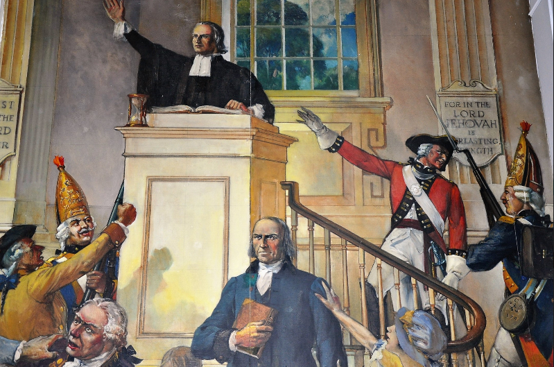 Monument of the month Darien Town Hall murals