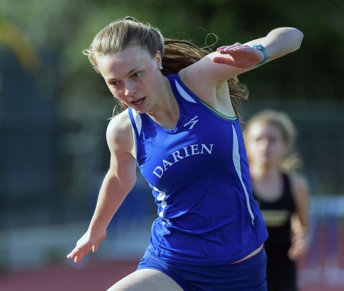 Versatile, durable, three-sport varsity athlete Maggie Skeats helps to captain the Wave. Courtesy Darien Athletic Foundation