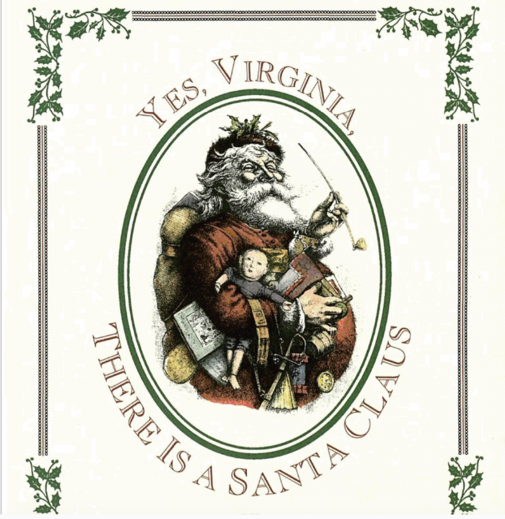Editorial Yes, Virginia, there is a Santa Claus