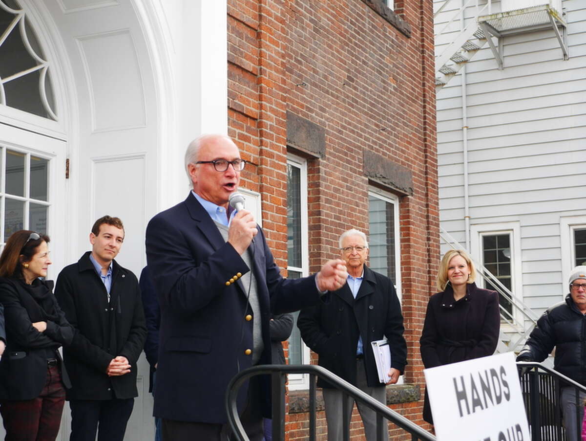 Hands Off Our Schools rally draws big crowd to Ridgefield