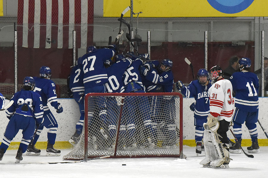 Massey's OT Goal Propels Darien Ice Hockey Past Fairfield Prep