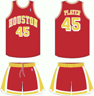 rockets gold jersey