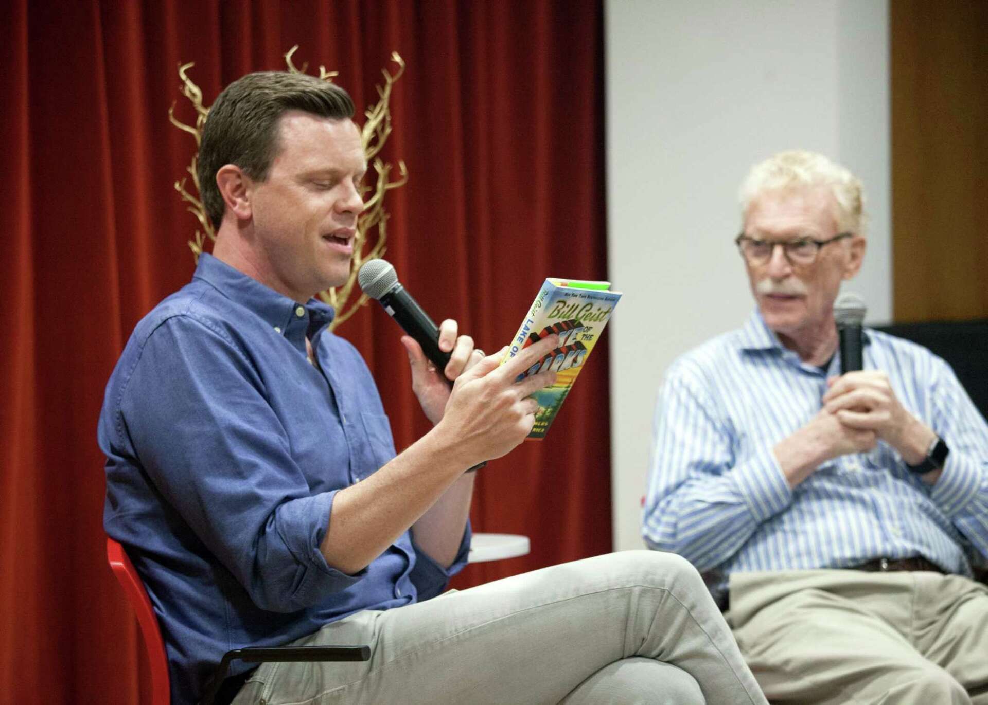 Father-and-son TV personalities Bill and Willie Geist go for laughs