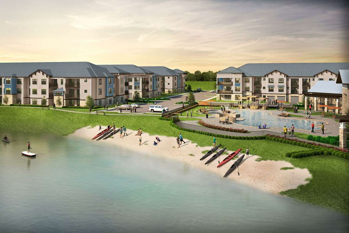 Valley Ranch Town Center apartment project marks construction milestone