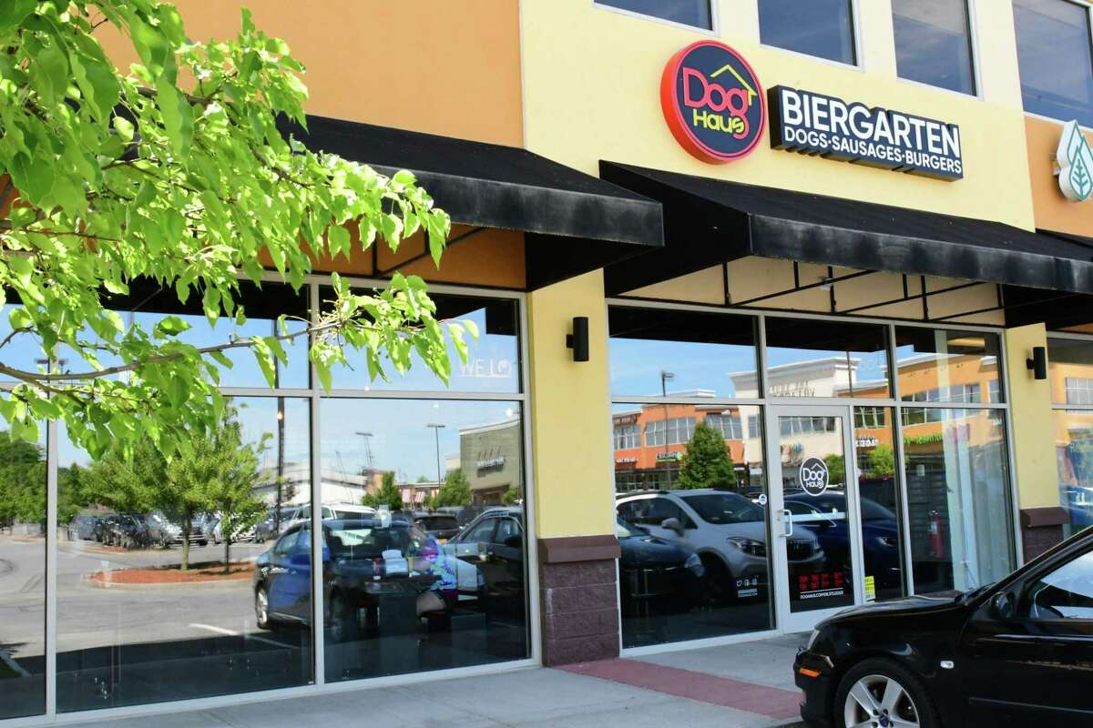 Restaurant review Hot dogs at Dog Haus Biergarten, Mr. Onions