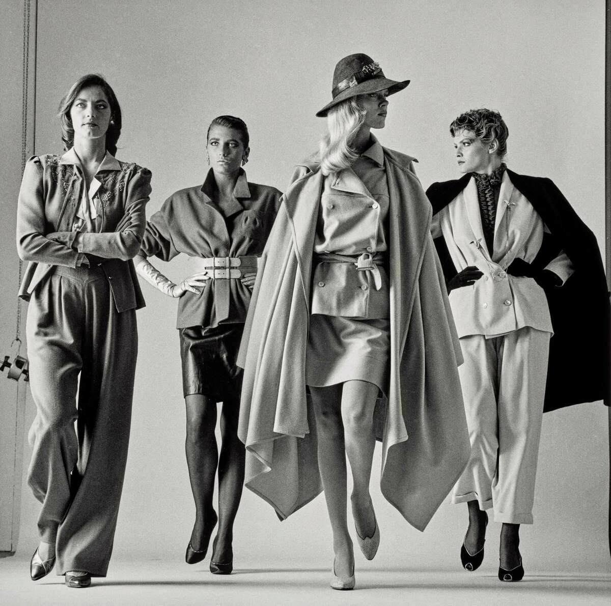 From "Icons of Style: A Century of Fashion Photography," June 23-Sept. 22 at Museum of Fine Arts, Houston: Helmut Newton's "Sie Kommen-Dressed," 1981.