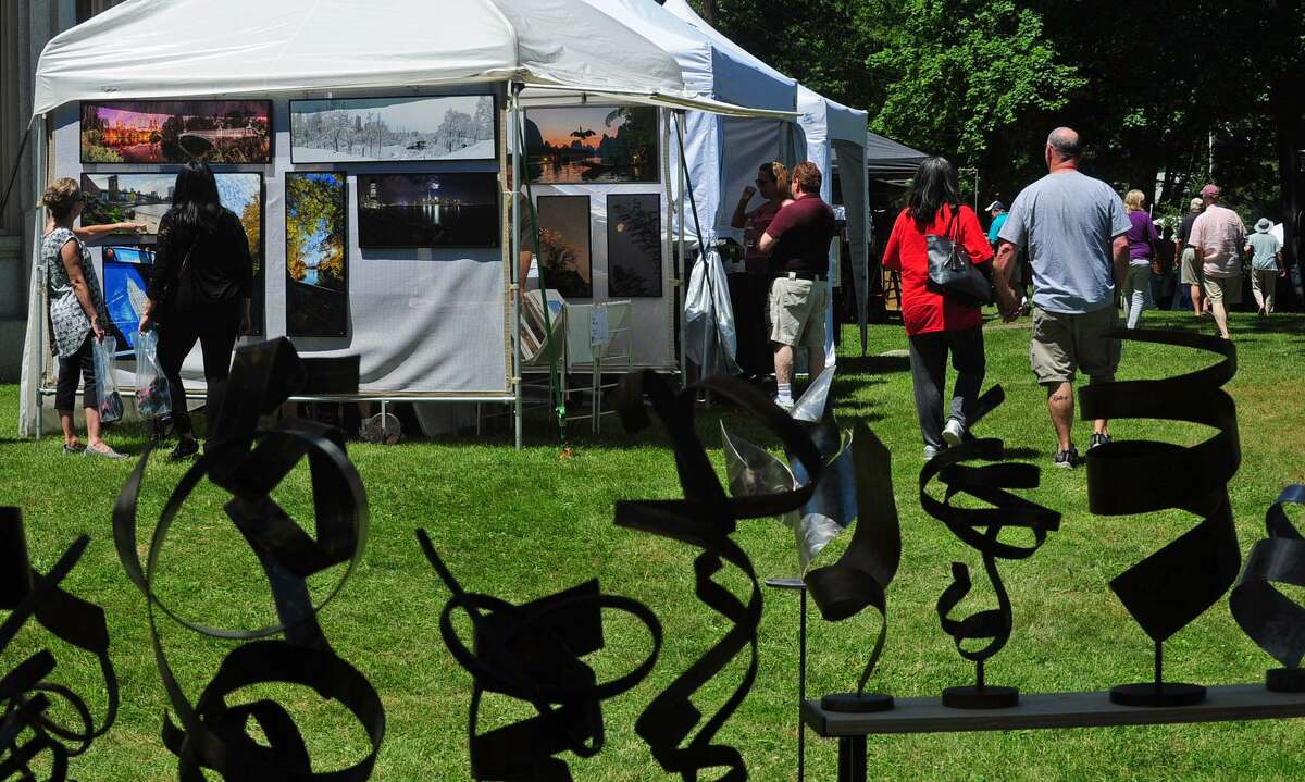More than100 juried artisans showing one-of-a-kind ceramics, wearable art and a huge array of other fine arts and crafts will be featured at the seventh annual Norwalk Art Festival June 29 and 30 at Mathews Park.