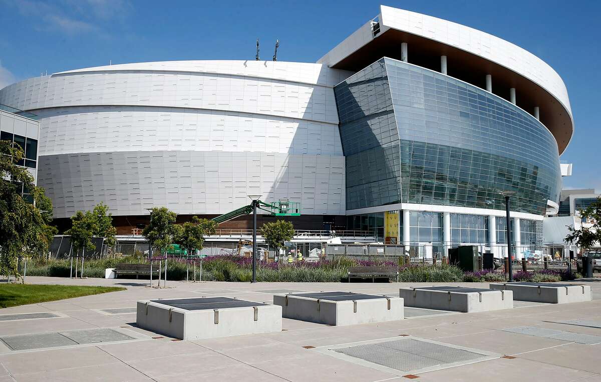 The Golden State Warriors and Kaiser Permanente announce a multi-year partnership to advance community health and that the district surrounding the Chase Center arena will be known as Thrive City in San Francisco, Calif. on Tuesday, May 28, 2019.