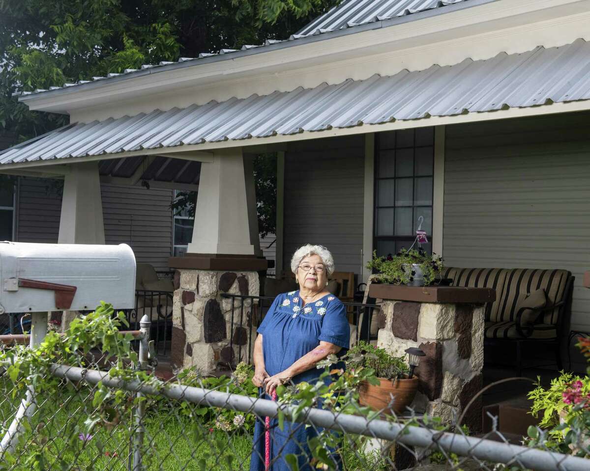 Beatrice Cortez has lived next to North Interstate 35 in San Antonio for nearly 60 years. She has a homestead exemption on her home, partially insulating her from rising property taxes. But she owns another home a few doors from her home that has seen its values nearly quadruple in the past five years.