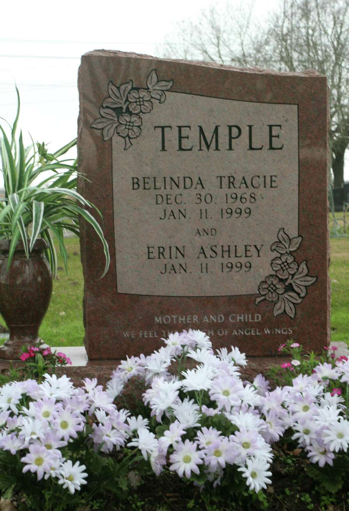 Katy teacher Belinda Tracie was buried with the child she was carrying when she was gunned down in her home in 1999.