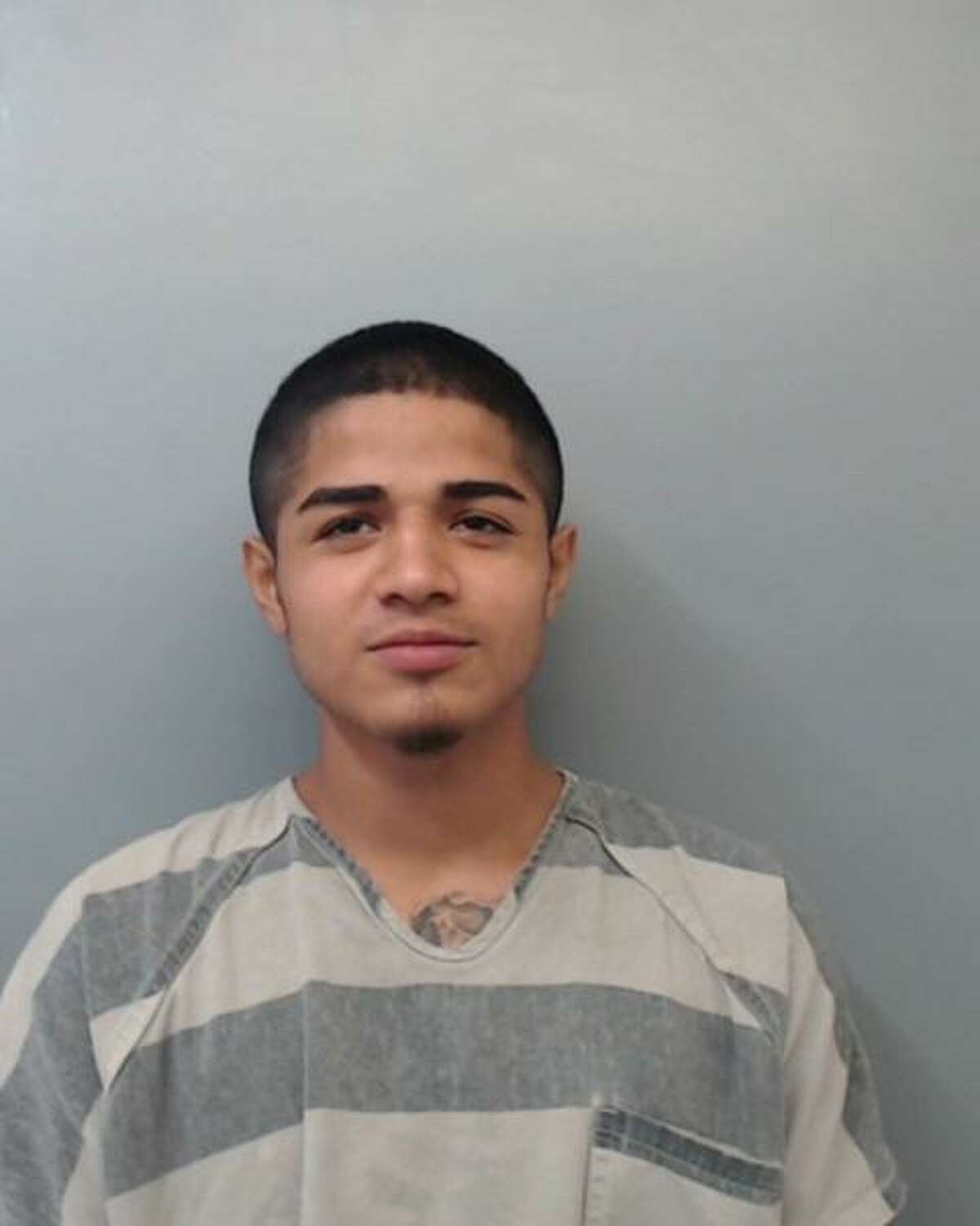 Rogelio Torres, 18, was charged with criminal mischief, criminal trespass and assault, family violence.