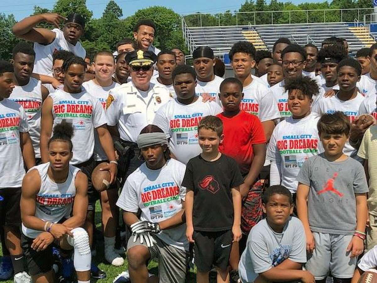 Bridgeport PD ready for day 2 of football camp