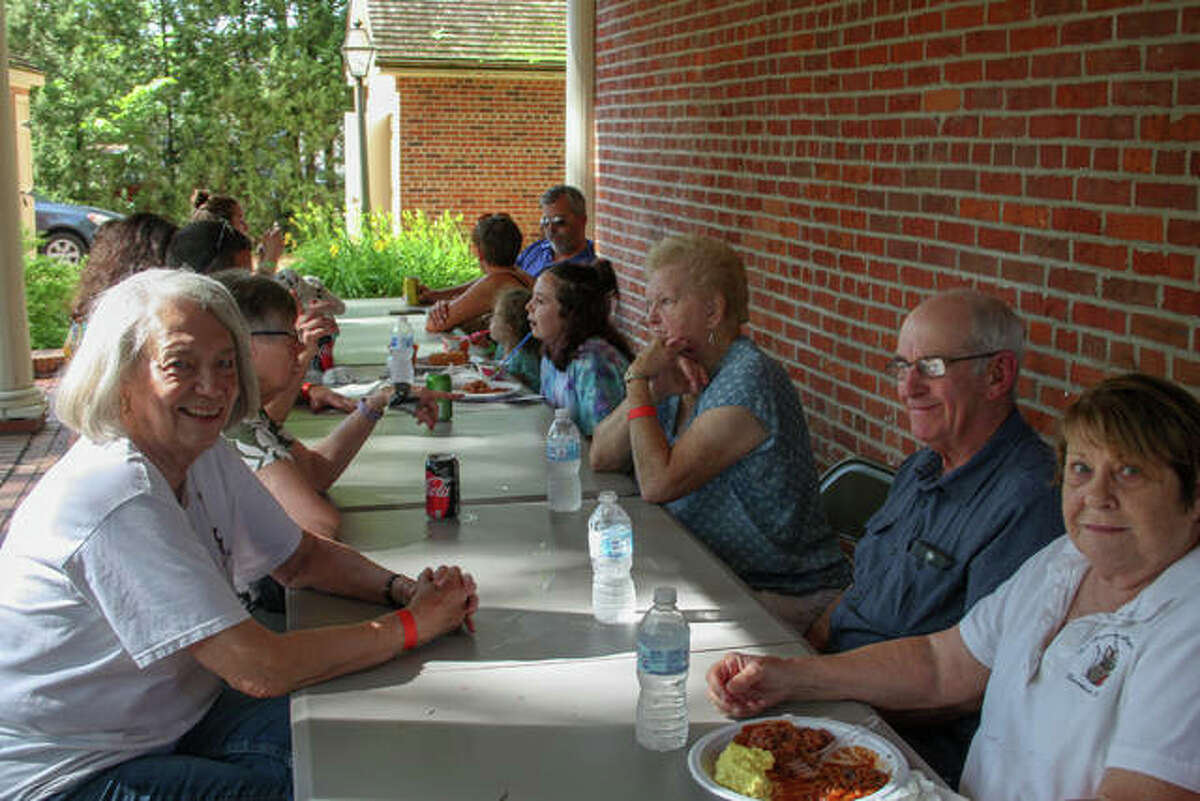 Tradition shines through at Stephenson House’s annual backyard gathering