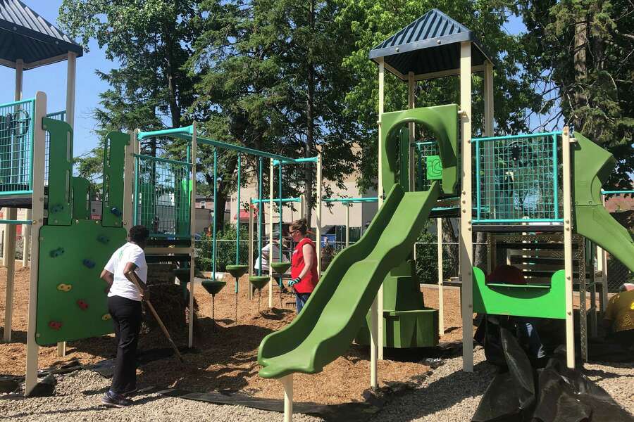 Albany refugee kids get new playground thanks to community effort