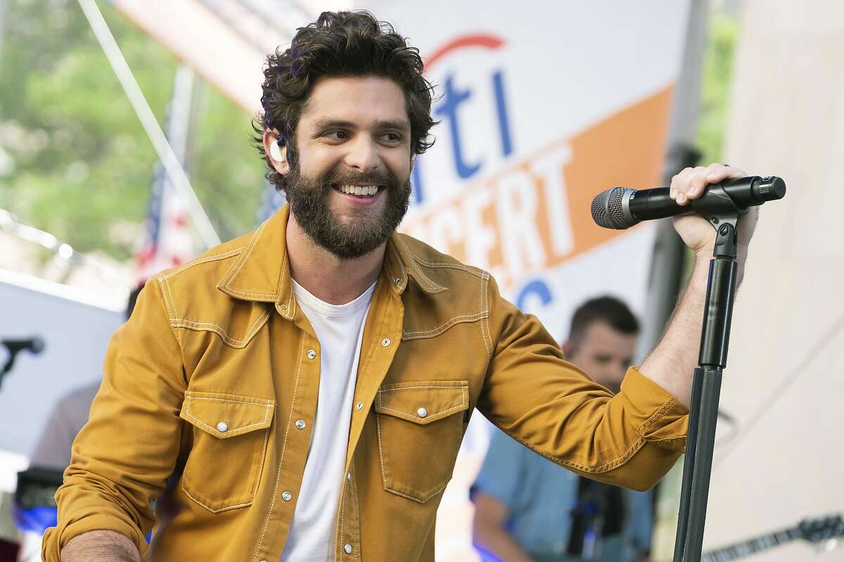Thomas Rhett performs on NBC's "Today" show at Rockefeller Plaza on Friday, May 31, 2019, in New York. (Photo by Charles Sykes/Invision/AP)