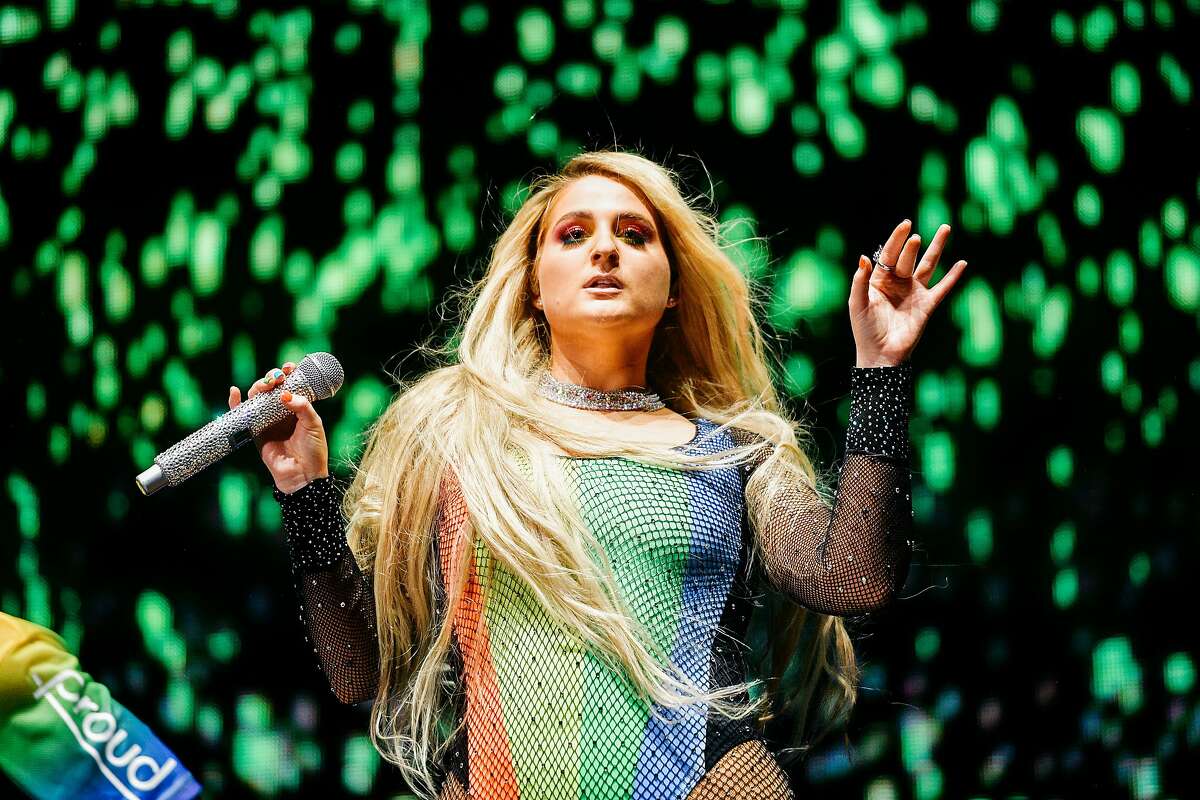 Meghan Trainor performs at the LA Pride 2019 on June 08, 2019 in West Hollywood, California. She will be a guest on “The Art of Kindness with Robert Peterpaul."