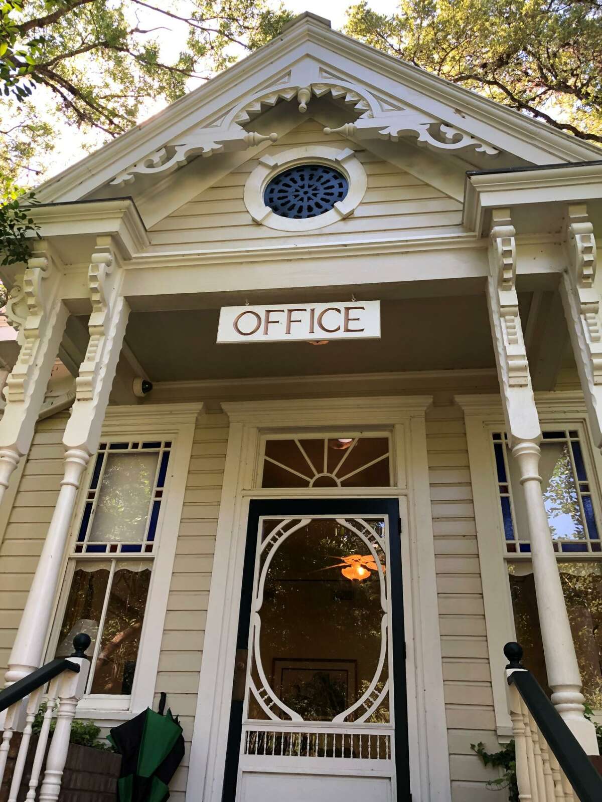 The Glenwood Cemetery office is in a Victorian home built in 1888.