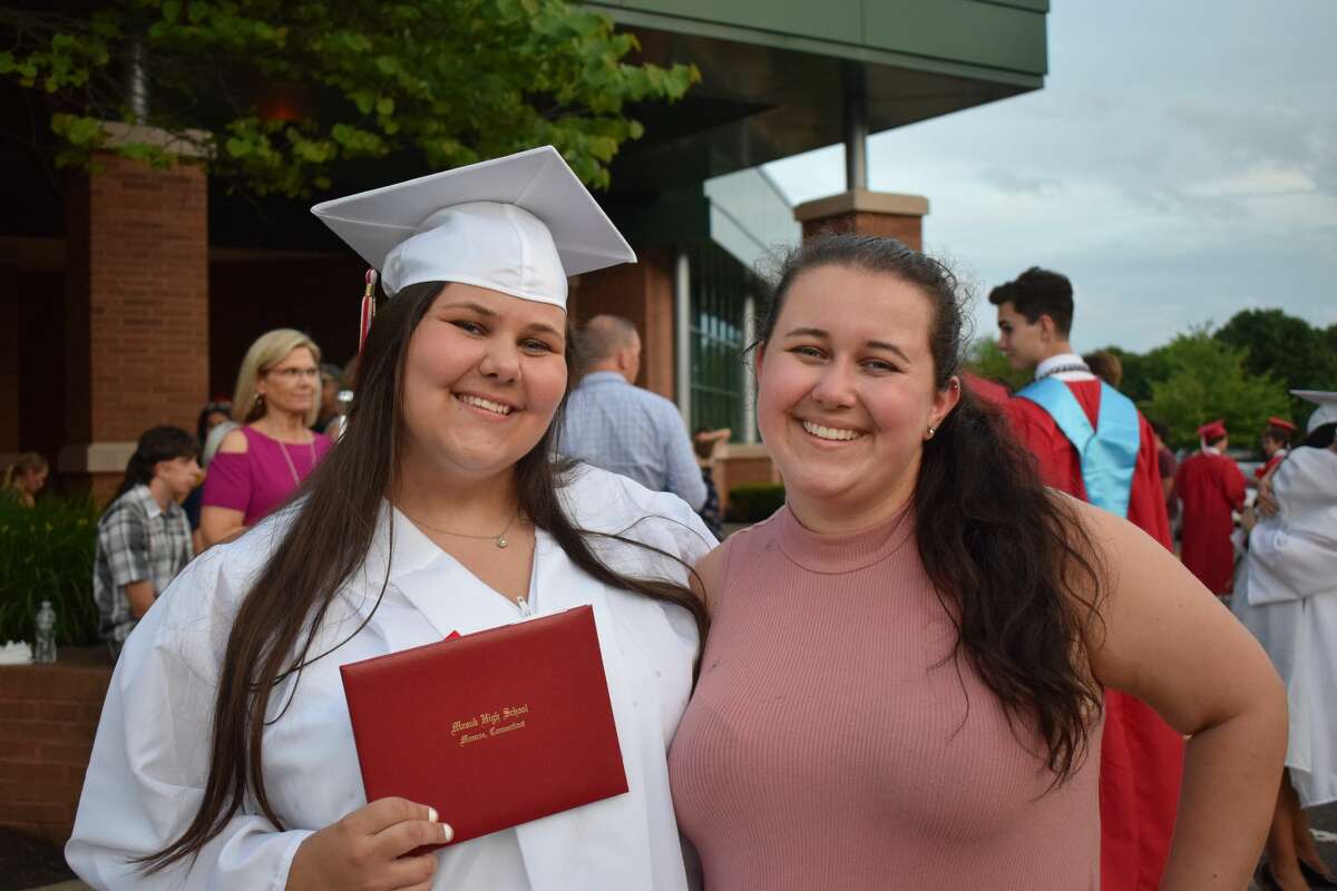Seniors from Monroe's Masuk High School graduated at a commencement ceremony on June 17, 2019