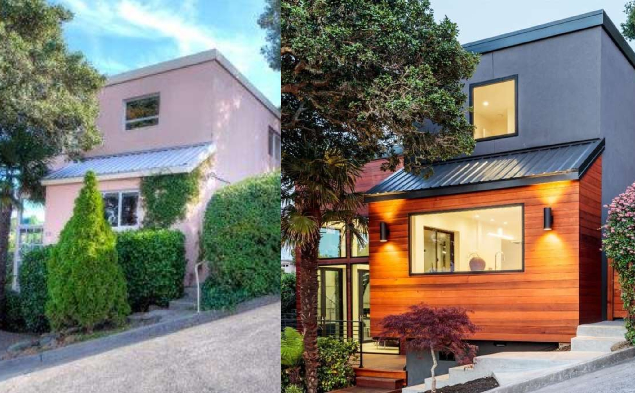 Before and after See this 4M Sausalito home go from Pepto pink to