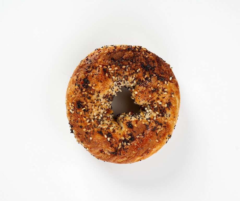 An everything bagel from Daily Driver is seen on Thursday, June 20, 2019 in San Francisco, Calif. Photo: Russell Yip / The Chronicle