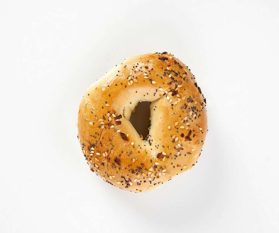 An everything bagel from House of Bagels is seen on Thursday, June 20, 2019 in San Francisco, Calif. Photo: Russell Yip, The Chronicle