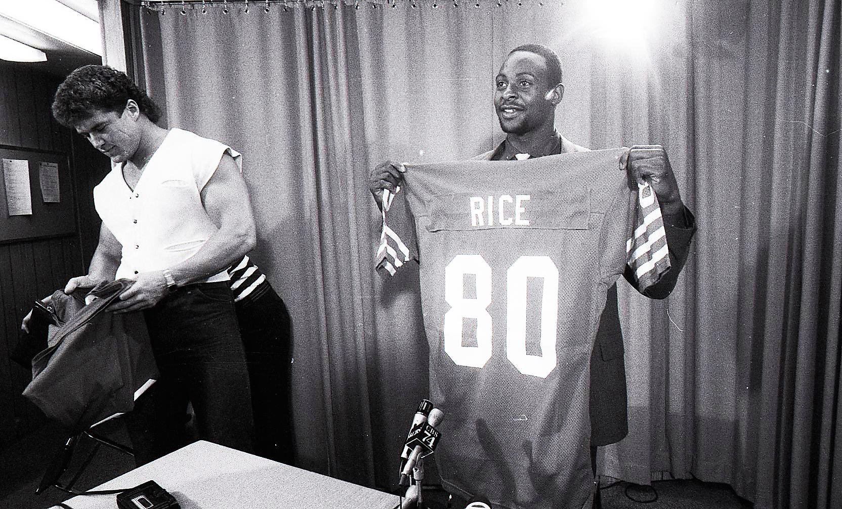 jerry rice black jersey