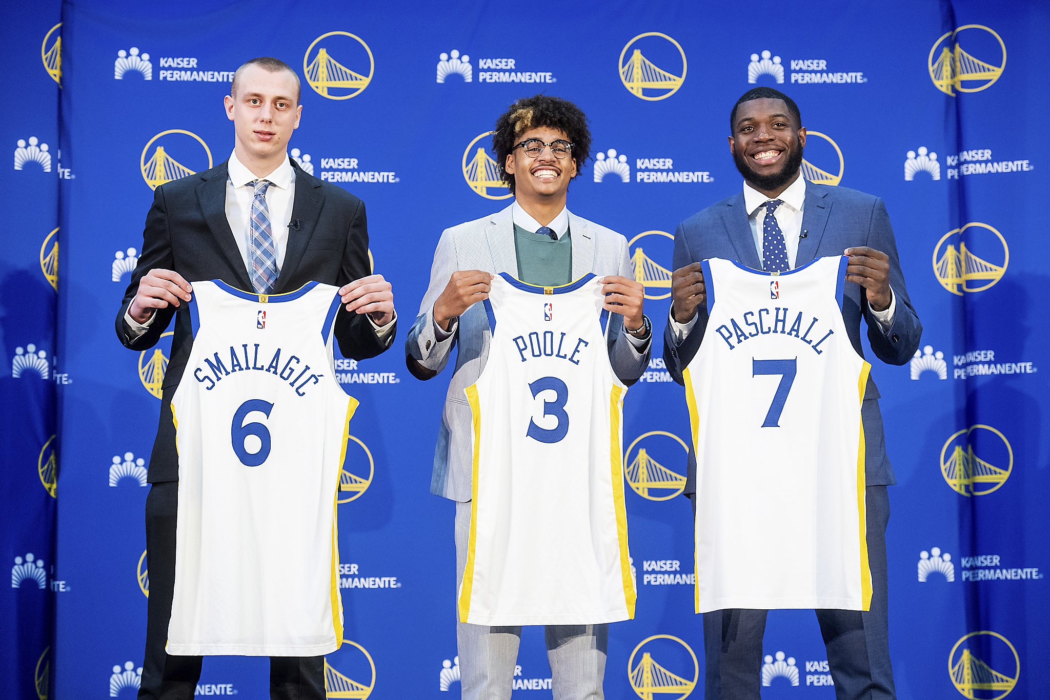 Warriors’ draft picks not lacking for confidence, competitive fire