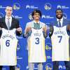 Warriors' draft picks not lacking for confidence, competitive fire