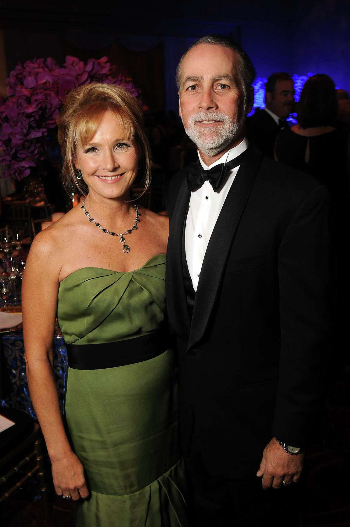 Randa and Charlie Williams at the Audrey Hepburn Society Ball at the Wortham Theater Tuesday Oct 14, 2014.(Dave Rossman photo)