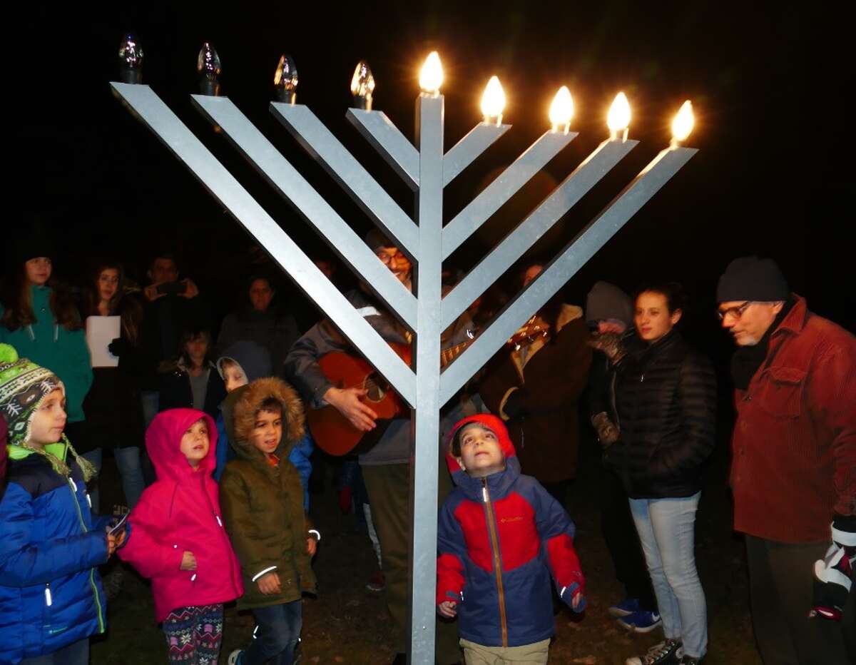 Keeping the tradition of menorah lighting