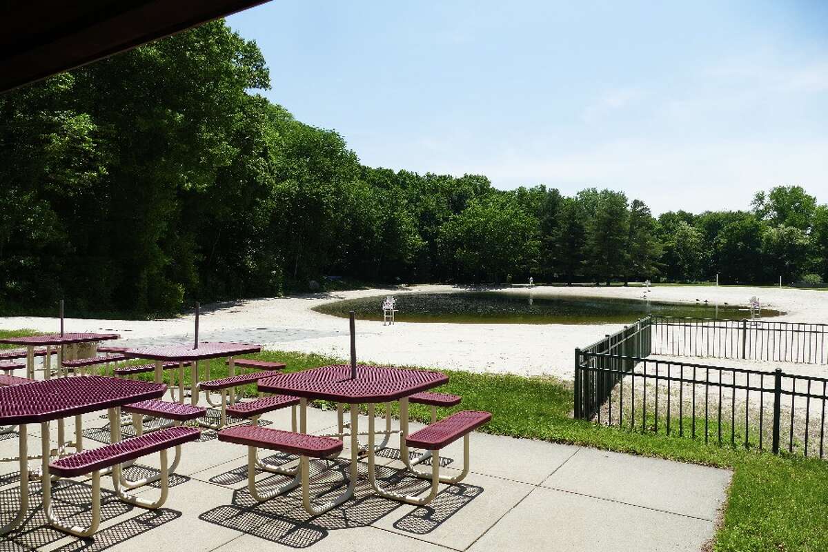 From the snack bar area at Kiwanis Park looking at the beach and fresh water pond. — Luca Triant photo
