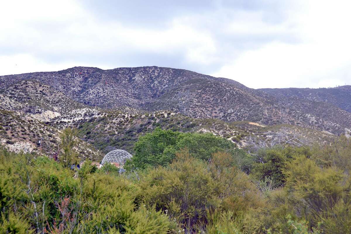 An overview of the Wolf Connection property in Angeles National Forest.