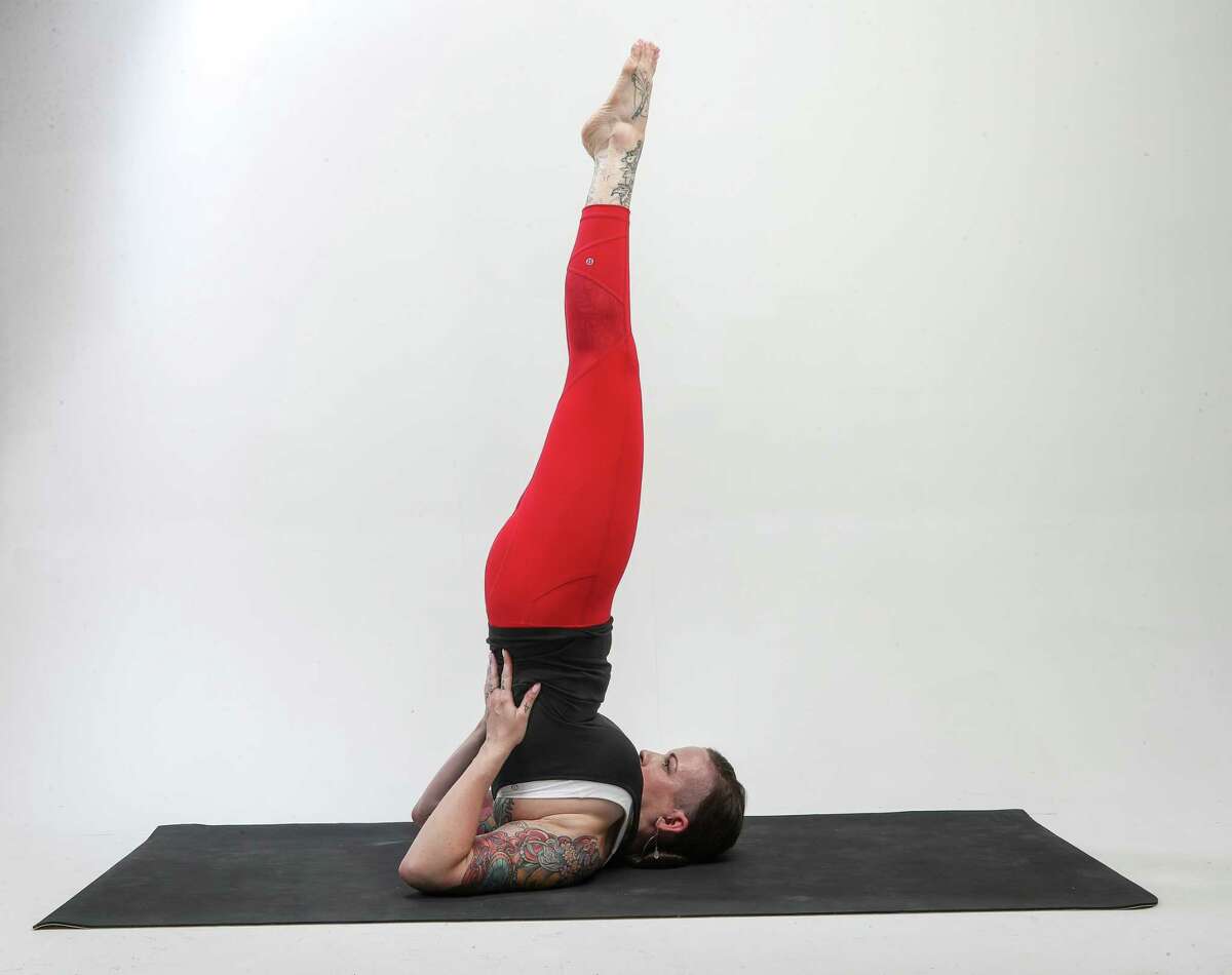 ReNewYogaChallenge Day 15 Plow and Shoulder Stand