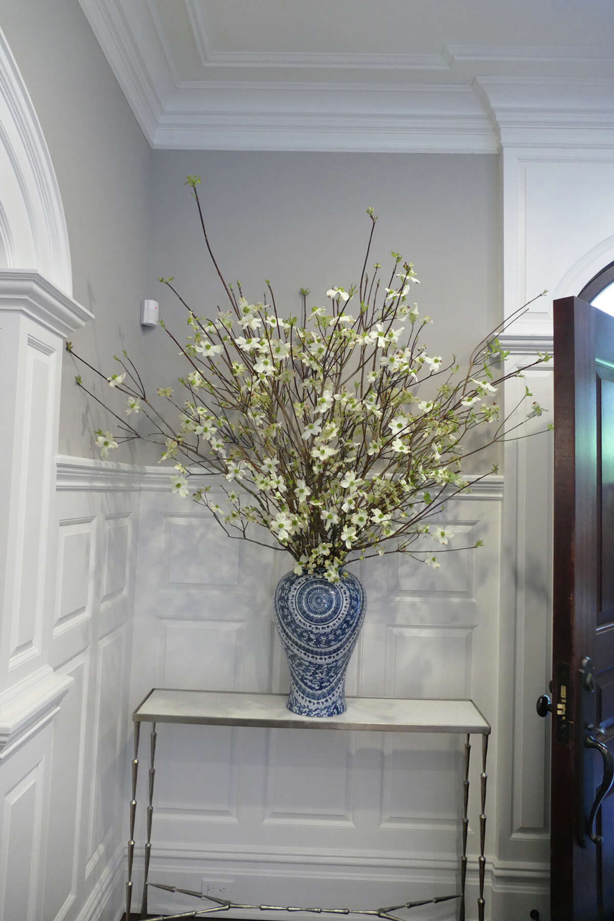 The homes on the New Canaan Cares Kitchen & Home Tour have exquisite interior detail as seen during the tour on Thursday, May 16, 2019. Grace Duffield / Hearst Connecticut Media