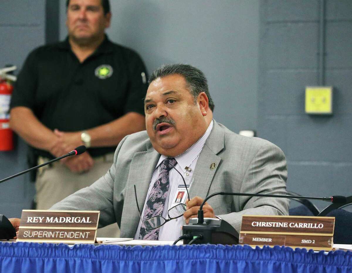 It’s been a bumpy ride at Harlandale ISD — and the state has finally intervened. Former Superintendent Rey Madrigal, pictured here, is out. A new superintendent is in, and our hope is state intervention leads to a greater focus on the kids.