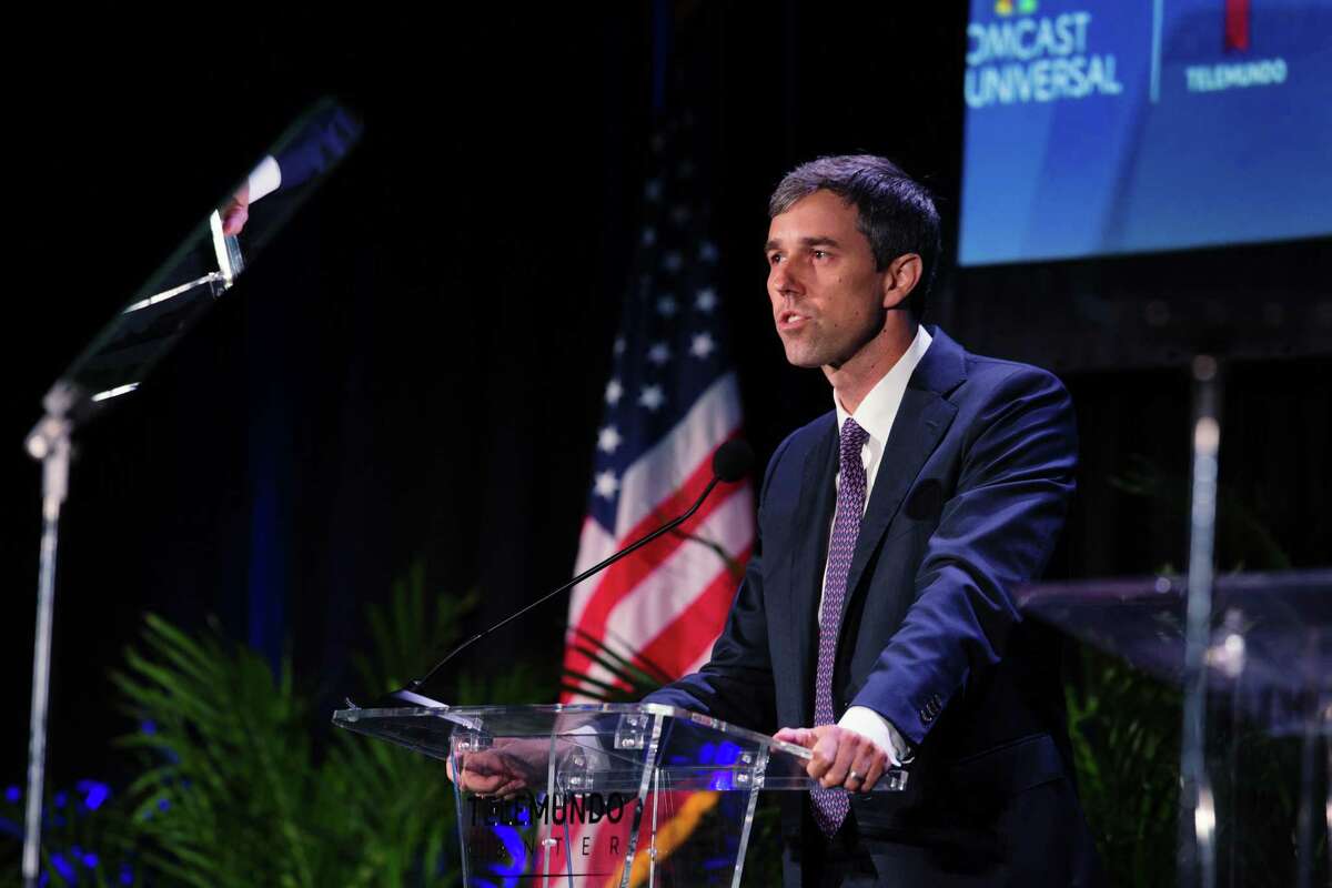 Beto O'Rourke, former Representative from Texas and 2020 Democratic presidential candidate, speaks during the National Association of Latino Elected and Appointed Officials (NALEO) Presidential Candidate Forum in Miami, Florida, U.S., on Friday, June 21, 2019. The NALEO Educational Fund is a non-profit, non-partisan organization that facilitates full Latino participation in the American political process, from citizenship to public service. Photographer: Alicia Vera/Bloomberg