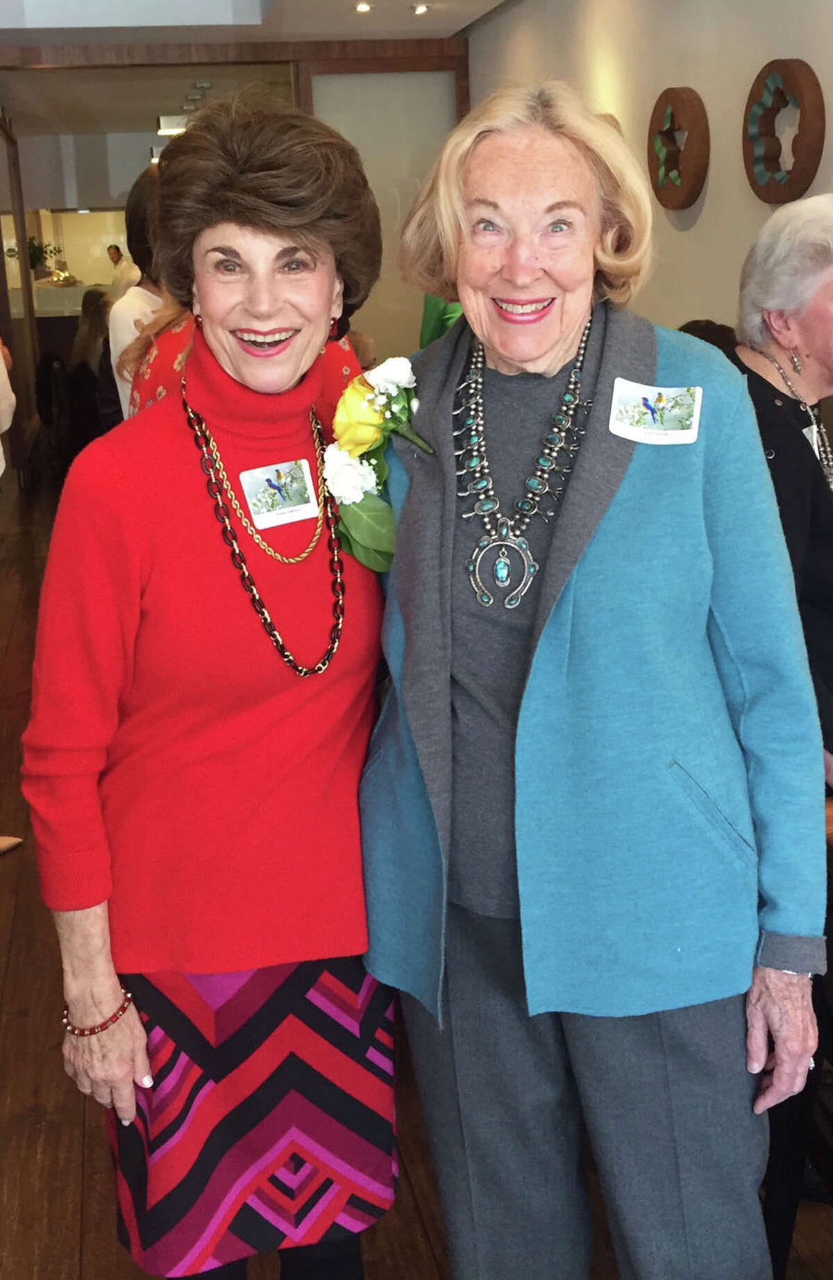 The Congregational Church of New Canaan's Spring Luncheon on April 1, 2019 shined light on "Women of Wisdom." Parry Grogan and Linda Maranis attend The Congregational Church of New Canaan's Spring Luncheon on April 1, 2019. — First Congregational Church of New Canaan / Contributed photo