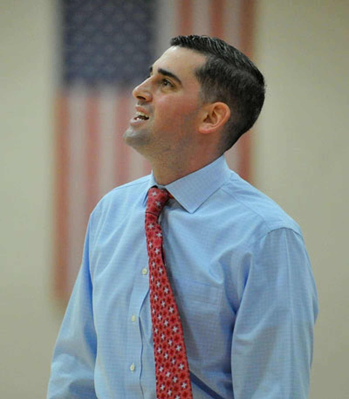 New Canaan boys basketball coach Danny Melzer. — Greg Vasil/Hearst Connecticut Media