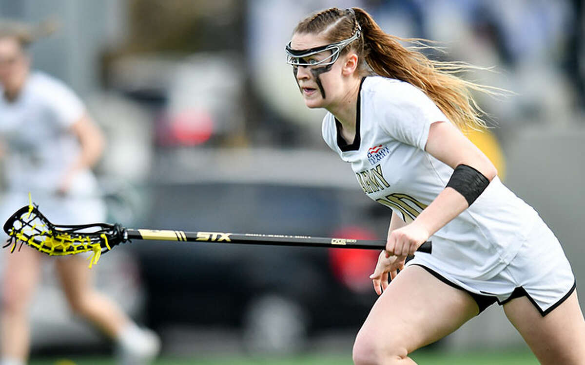 New Canaan’s Sami Stewart in action for the Army women's lacrosse team. — Army Athletics photo