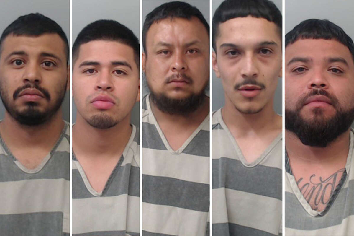 Five men from Laredo and Nuevo Laredo, Mexico, have been arrested in connection with the seizure of more than 6,600 pounds of marijuana, according to the Webb County Sheriff's Office.